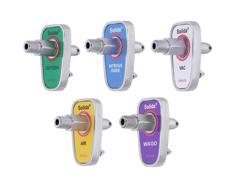 Adapter Chemetron Type: Oxygen, Vacuum, Air, N2O, WAGD